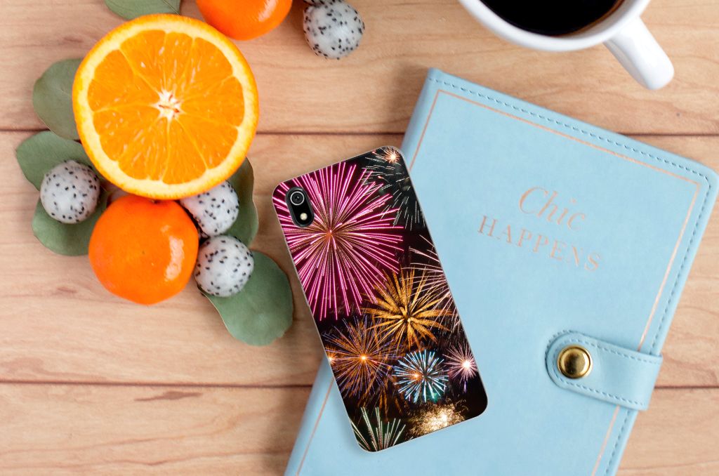 Xiaomi Redmi 7A Silicone Back Cover Vuurwerk