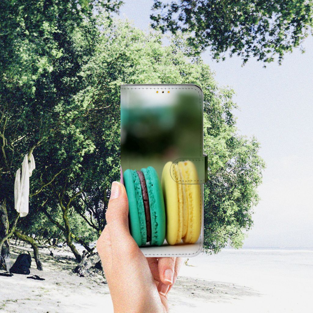 Samsung Galaxy M52 Book Cover Macarons