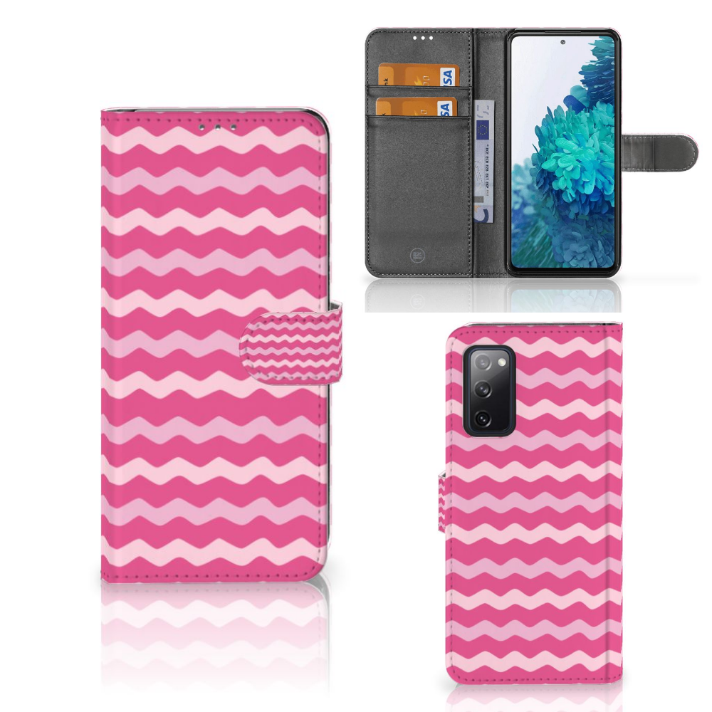 Samsung Galaxy S20 FE Telefoon Hoesje Waves Pink