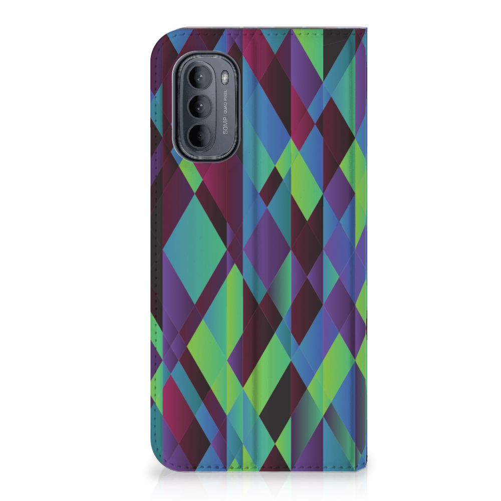 Motorola Moto G31 | G41 Stand Case Abstract Green Blue - B2C Telecom