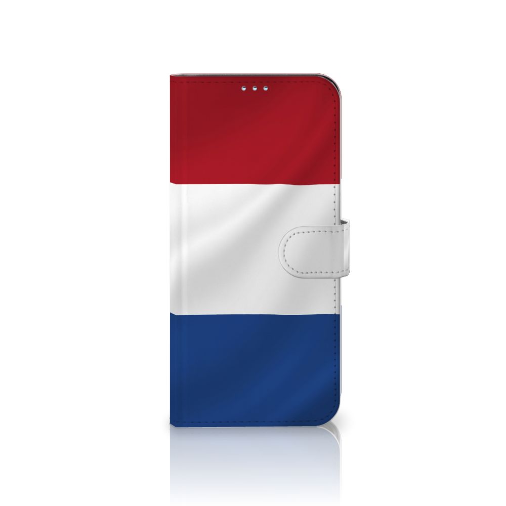 Motorola Moto G9 Power Bookstyle Case Nederlandse Vlag met artistiek ontwerp van de Nederlandse vlag.