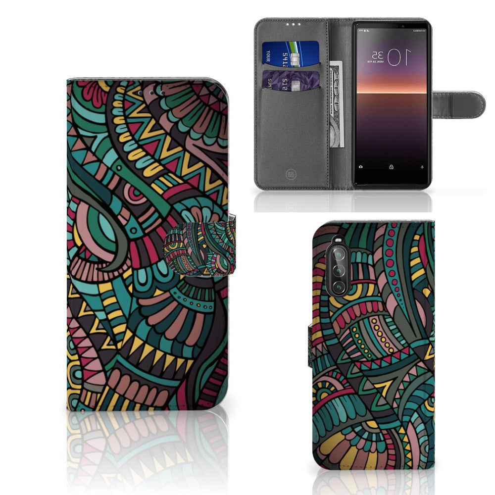 Sony Xperia 10 II Telefoon Hoesje Aztec