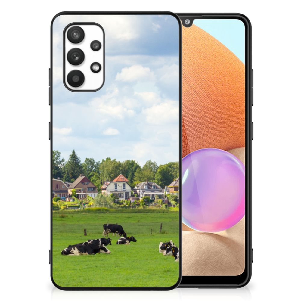 Samsung Galaxy A32 4G | A32 5G Enterprise Editie Dierenprint Telefoonhoesje Koeien B2C Telecom