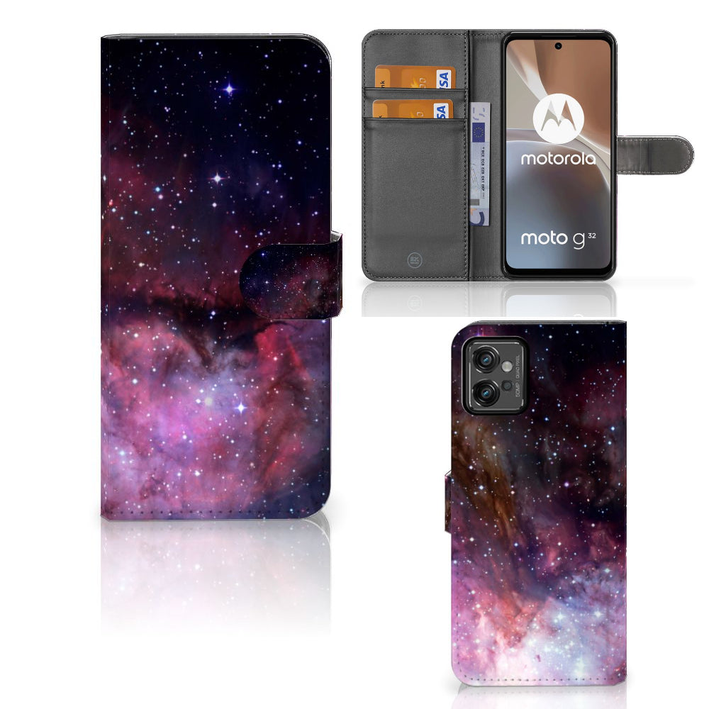 Book Case voor Motorola Moto G32 Galaxy