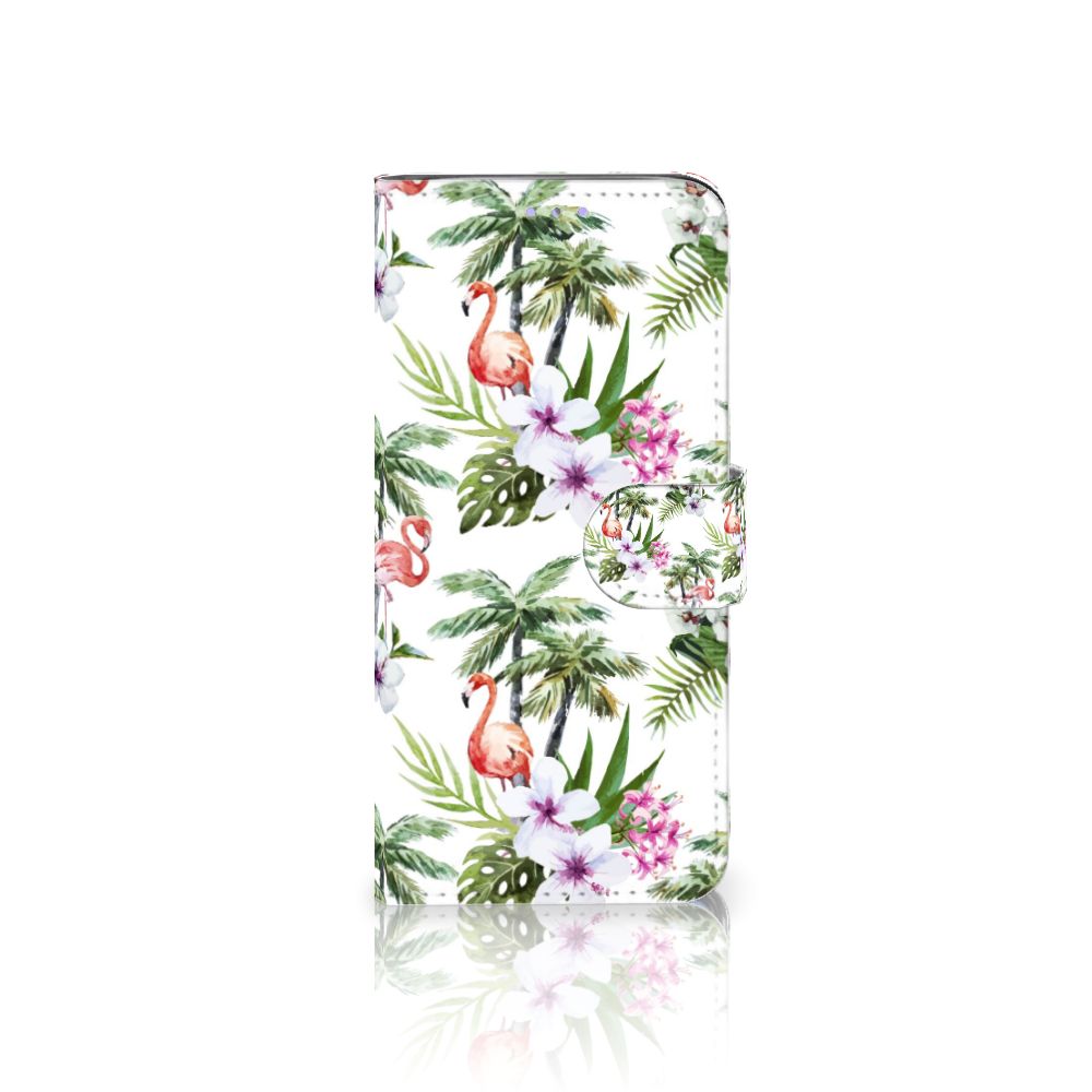 Samsung Galaxy S20 Telefoonhoesje met Pasjes Flamingo Palms