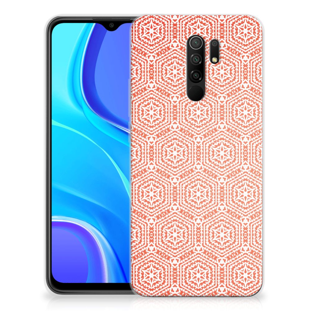 Xiaomi Redmi 9 TPU bumper Pattern Orange B2C Telecom