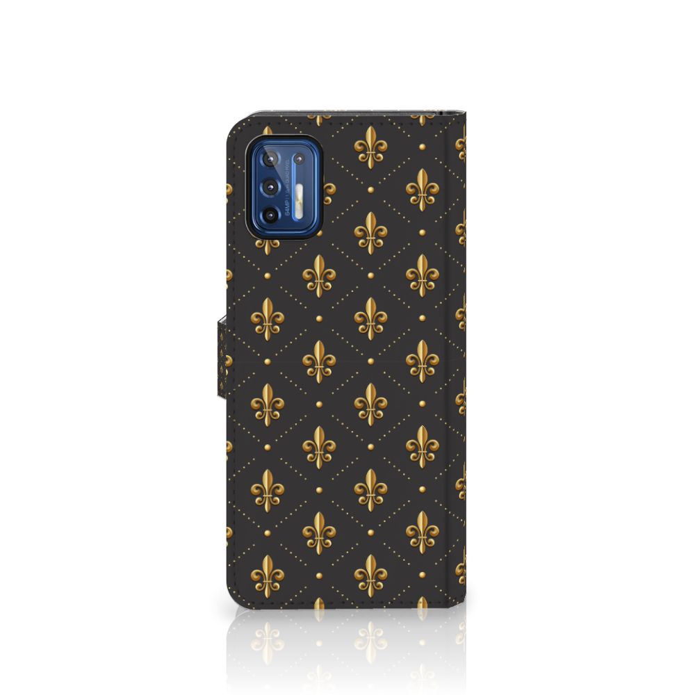Motorola Moto G9 Plus Telefoon Hoesje Franse Lelie