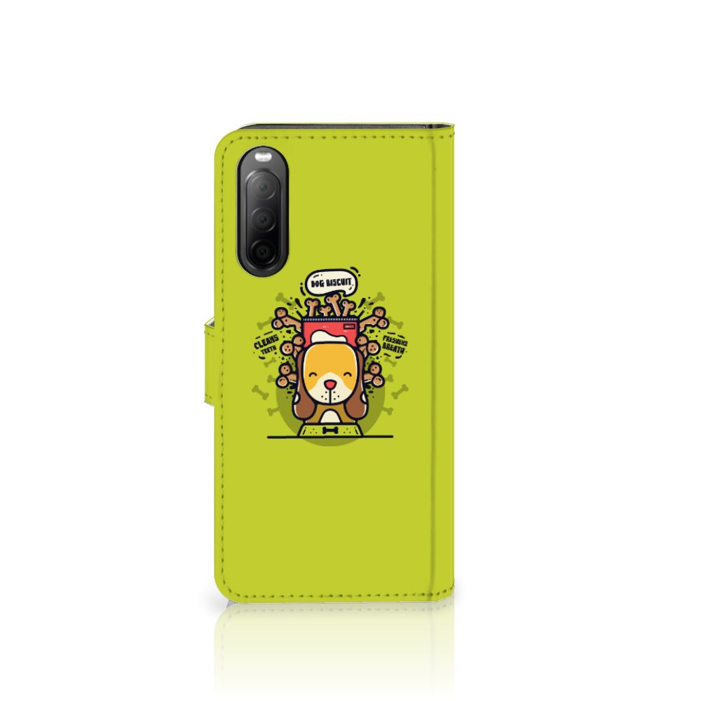 Sony Xperia 10 IV Leuk Hoesje Doggy Biscuit