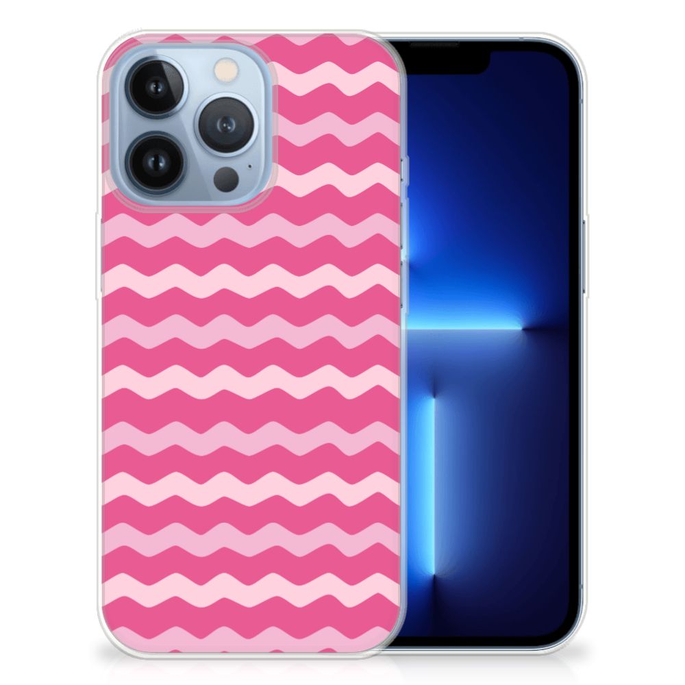 Apple iPhone 13 Pro TPU bumper Waves Pink B2C Telecom