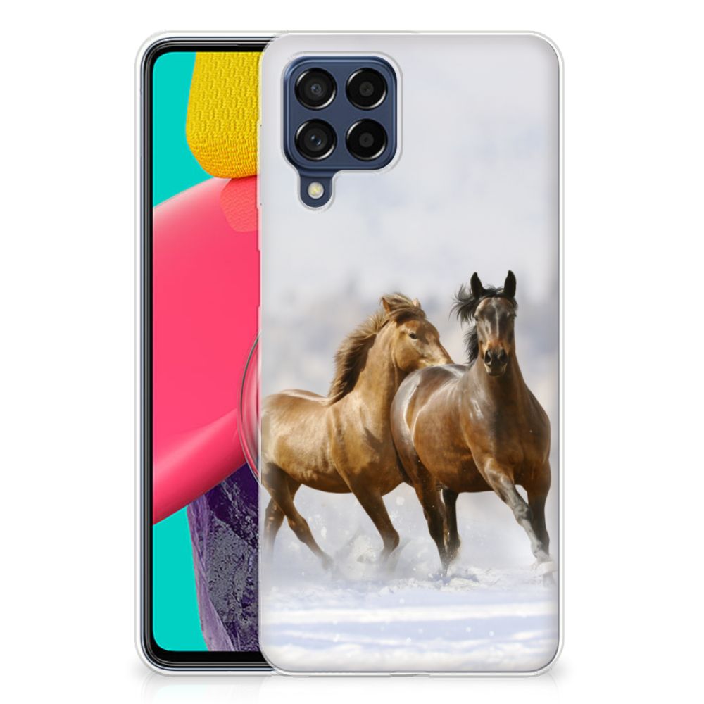 Samsung Galaxy M53 TPU Hoesje Paarden B2C Telecom