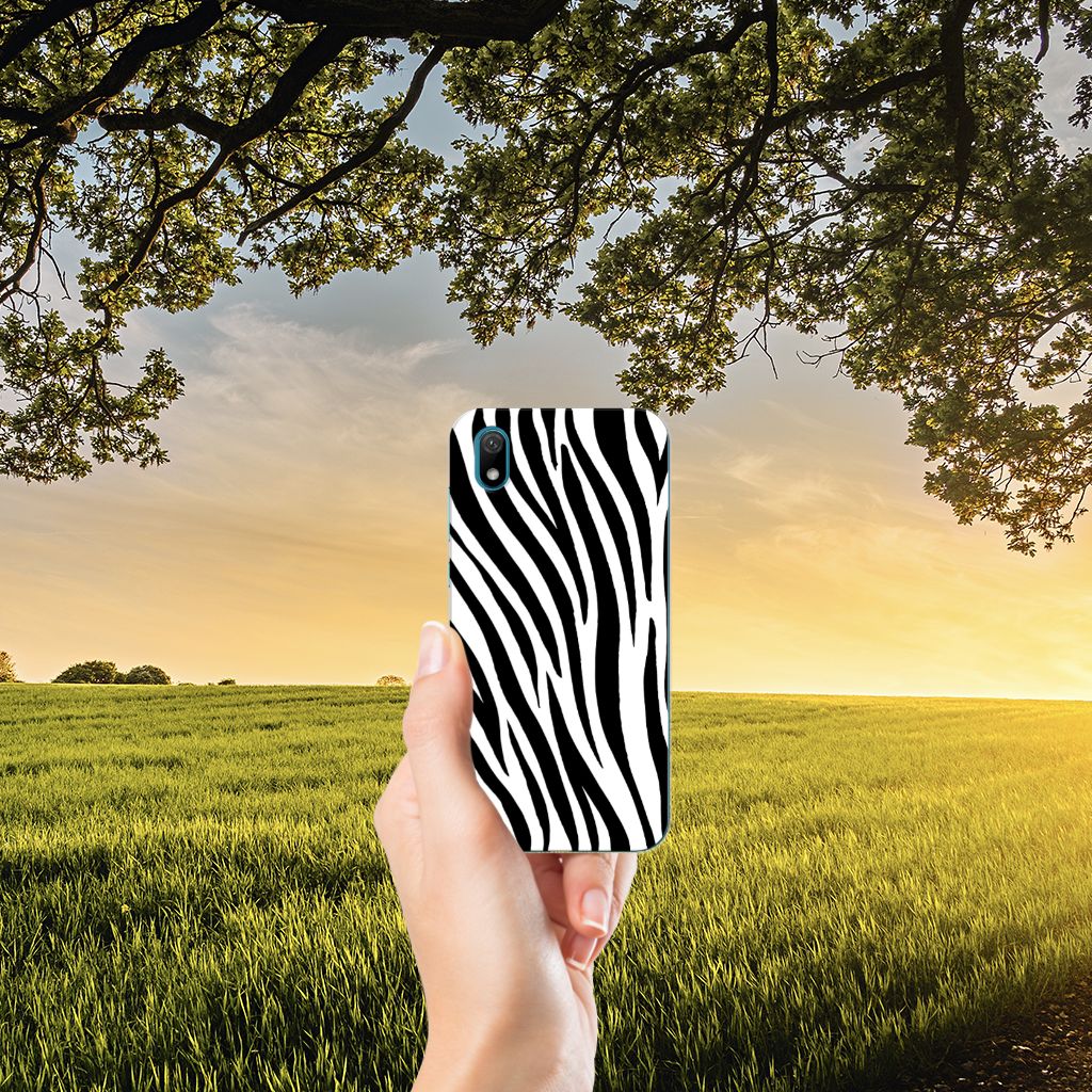 Huawei Y5 (2019) TPU Hoesje Zebra