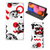 Mobiel BookCase Samsung Galaxy A20s Skull Red - B2C Telecom