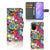 Samsung Galaxy S20 Wallet Case met Pasjes Punk Rock