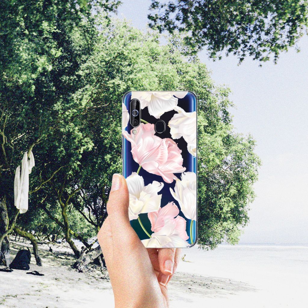 Samsung Galaxy A60 TPU Case Lovely Flowers
