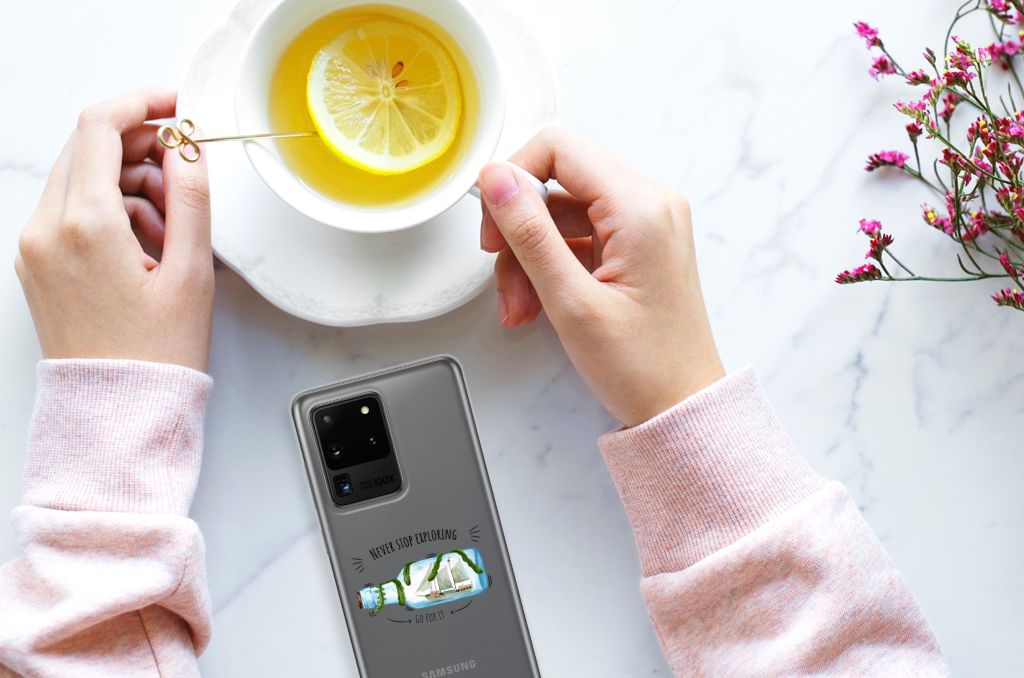 Samsung Galaxy S20 Ultra Telefoonhoesje met Naam Boho Bottle B2C Telecom