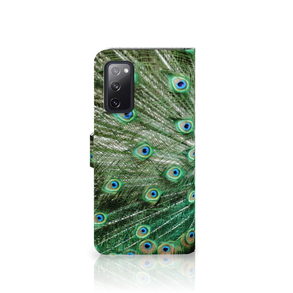 Samsung Galaxy S20 FE Telefoonhoesje met Pasjes Pauw
