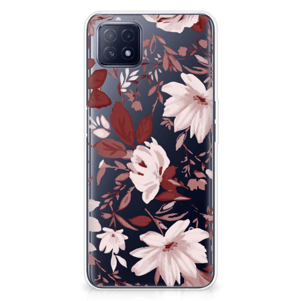 Hoesje maken OPPO A53 5G | OPPO A73 5G Watercolor Flowers