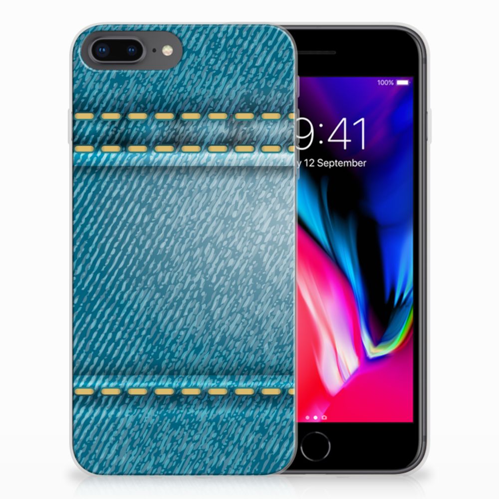 Apple iPhone 7 Plus | 8 Plus Silicone Back Cover Jeans