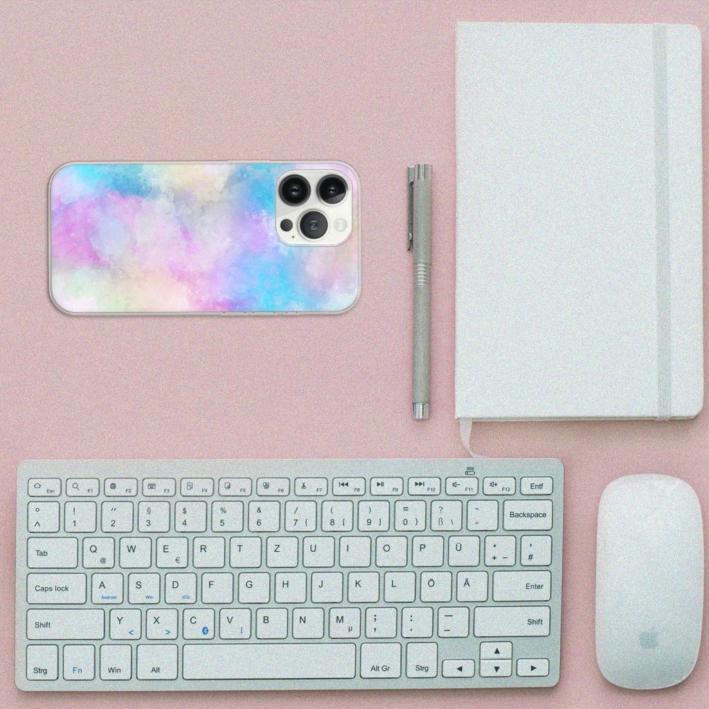 Hoesje maken iPhone 13 Pro Max Watercolor Light B2C Telecom