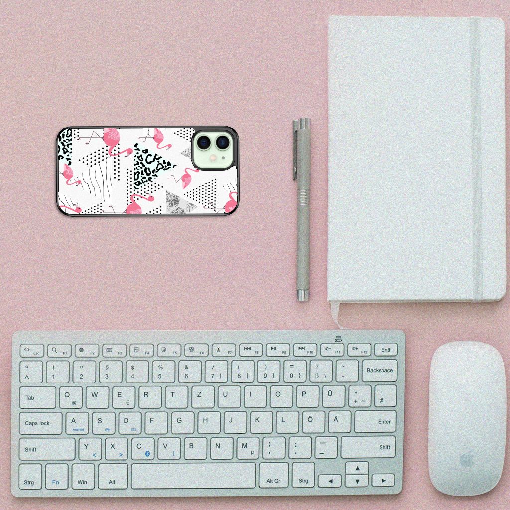 iPhone 12 Mini Back Cover Flamingo Triangle B2C Telecom
