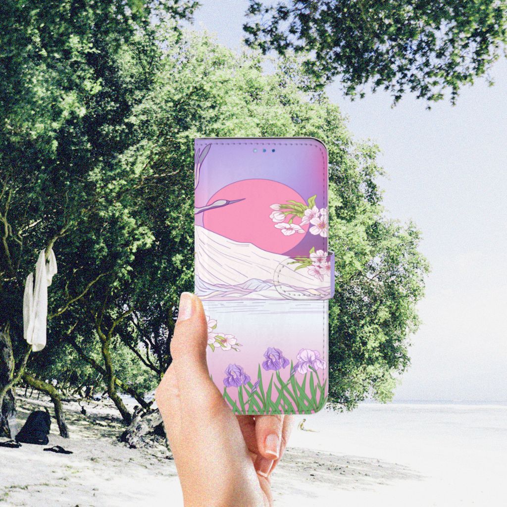 OPPO Find X3 Neo 5G Telefoonhoesje met Pasjes Bird Flying