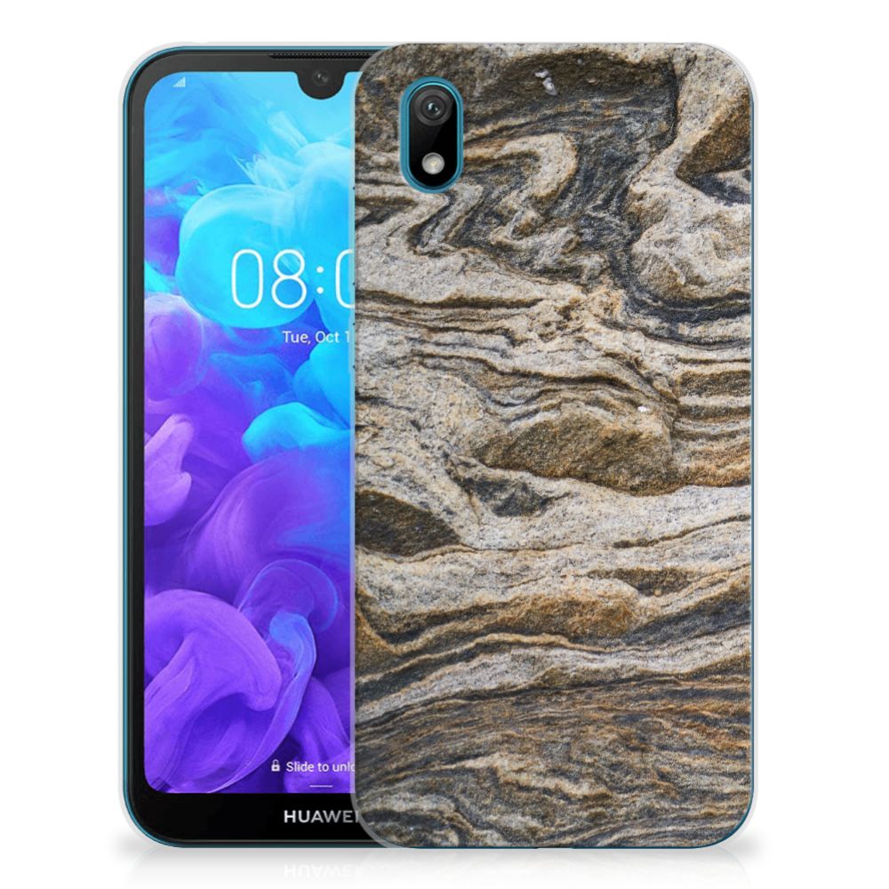 Huawei Y5 (2019) TPU Siliconen Hoesje Steen