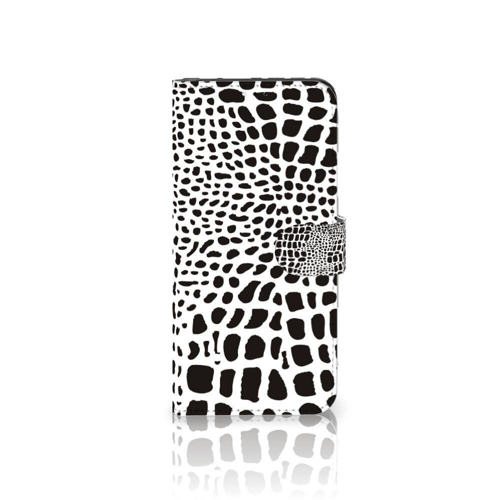 Samsung Galaxy A23 Telefoonhoesje met Pasjes Slangenprint