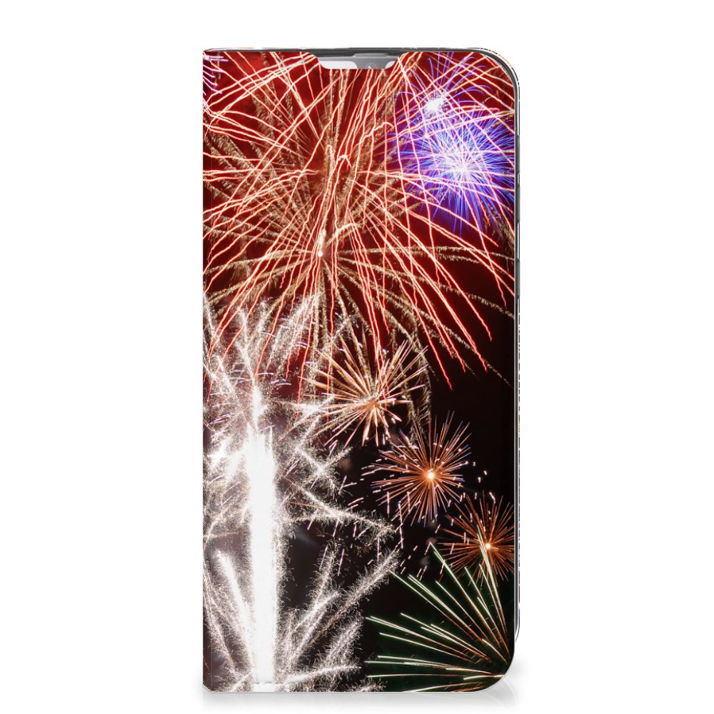 Samsung Galaxy M31 Hippe Standcase Vuurwerk - B2C Telecom