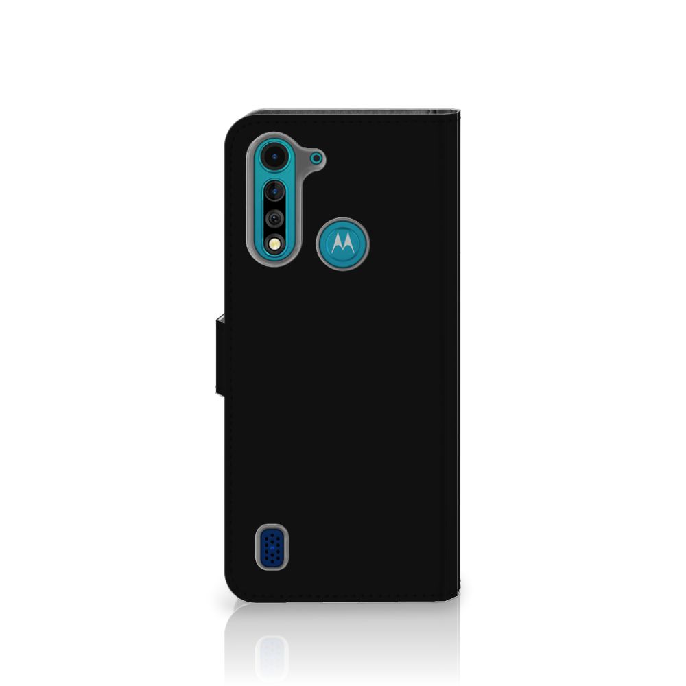Motorola G8 Power Lite Wallet Case met Pasjes Popart Princess
