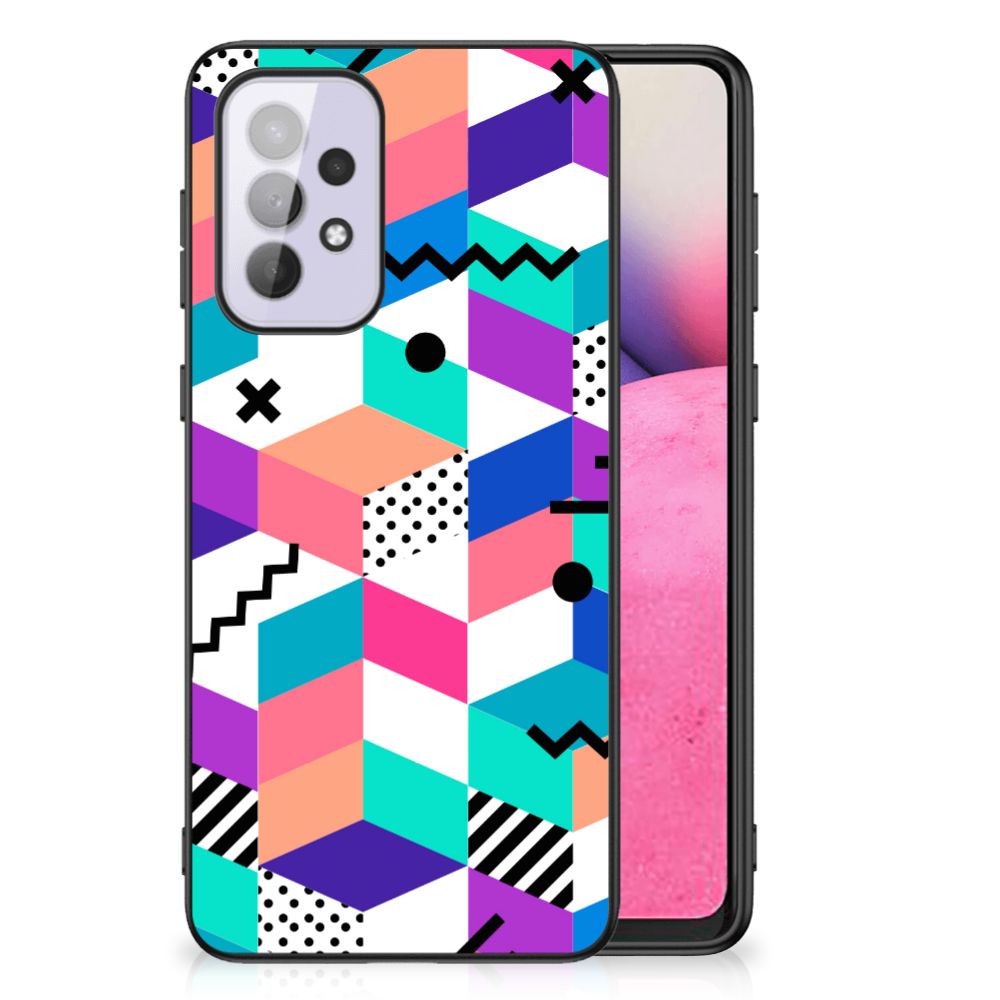 Samsung Galaxy A33 5G Backcover Blokken Kleurrijk B2C Telecom