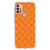 Motorola Moto G30 | G20 | G10 Doorzichtige Silicone Hoesje Batik Oranje