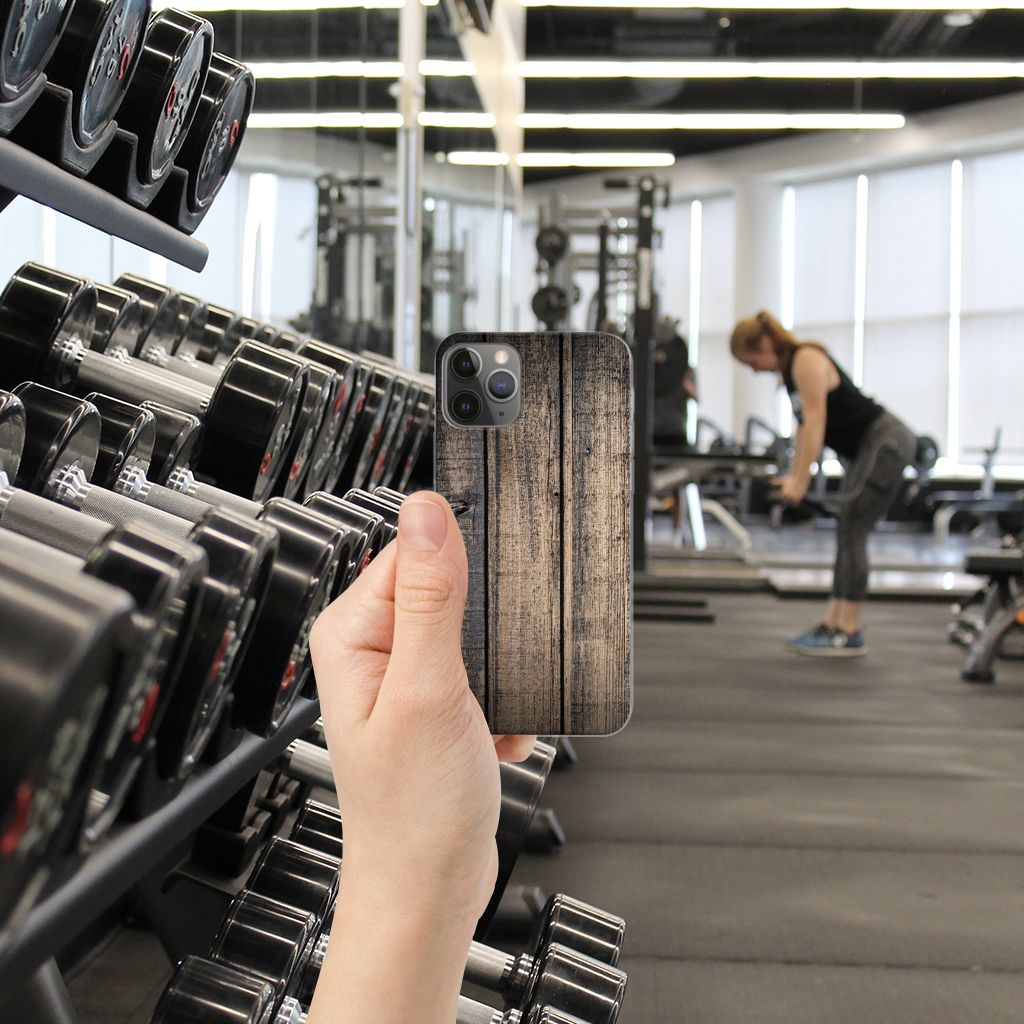 Apple iPhone 11 Pro Bumper Hoesje Steigerhout