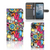Nokia C2 2nd Edition Wallet Case met Pasjes Punk Rock
