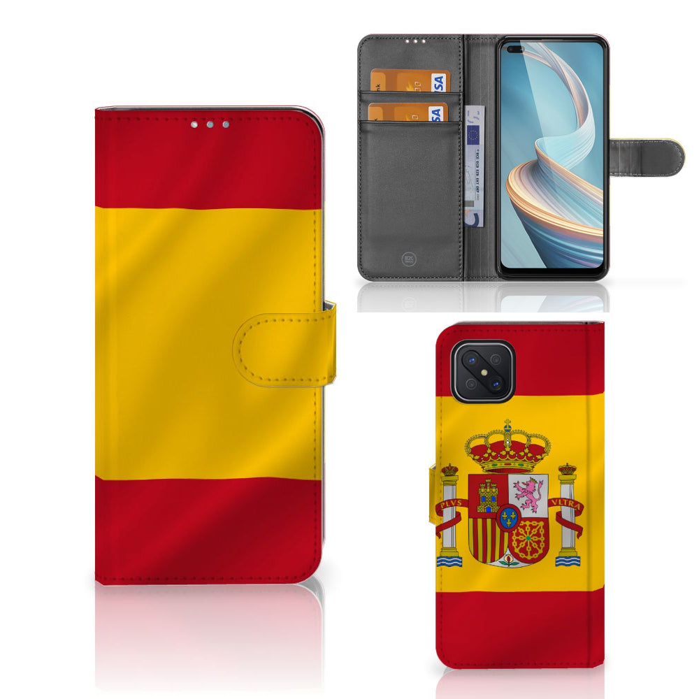 OPPO Reno4 Z Bookstyle Case Spanje