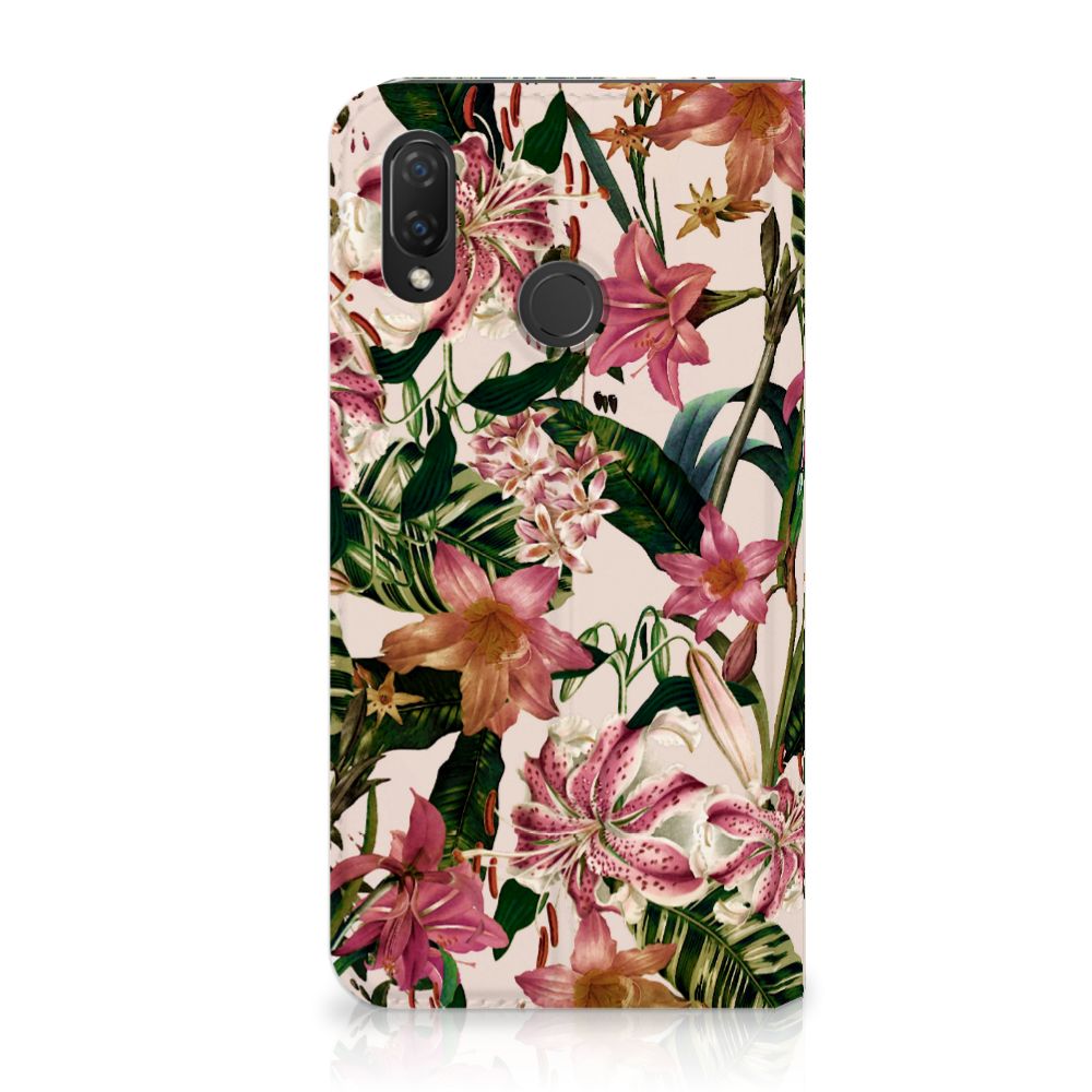 Huawei P Smart Plus Smart Cover Flowers