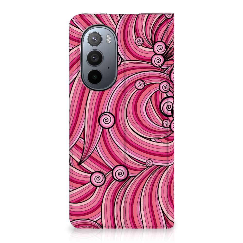 Motorola Edge 30 Pro Bookcase Swirl Pink - B2C Telecom