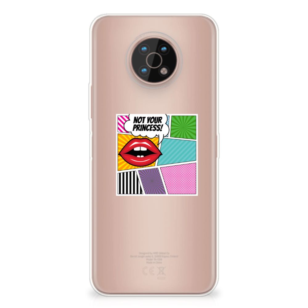 Nokia G50 Silicone Back Cover Popart Princess