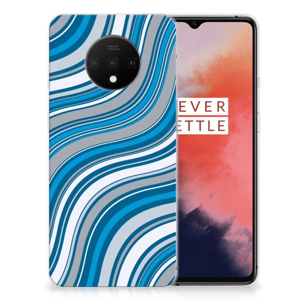 OnePlus 7T TPU bumper Waves Blue