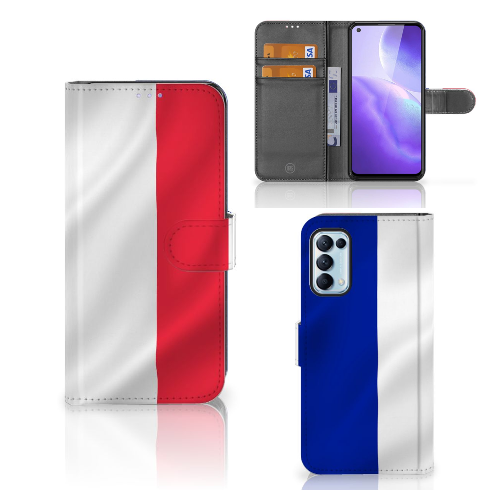 OPPO Find X3 Lite Bookstyle Case Frankrijk