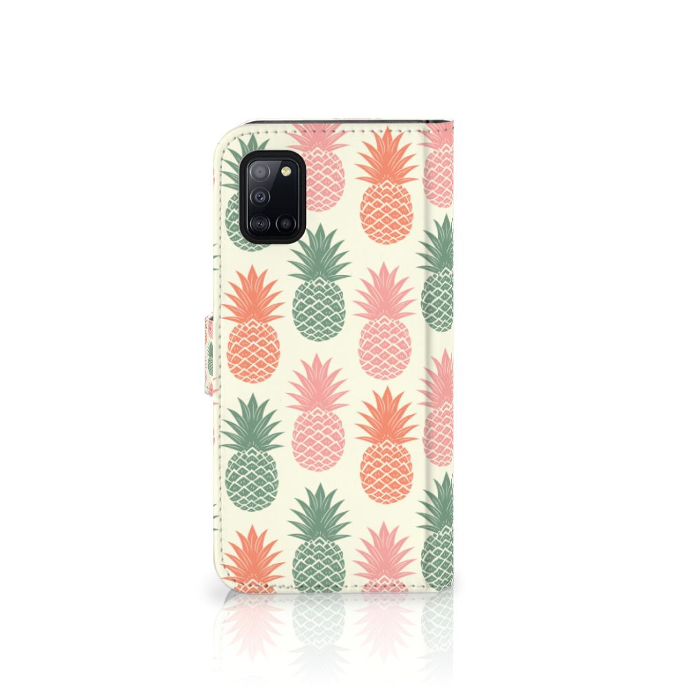 Samsung Galaxy A31 Book Cover Ananas