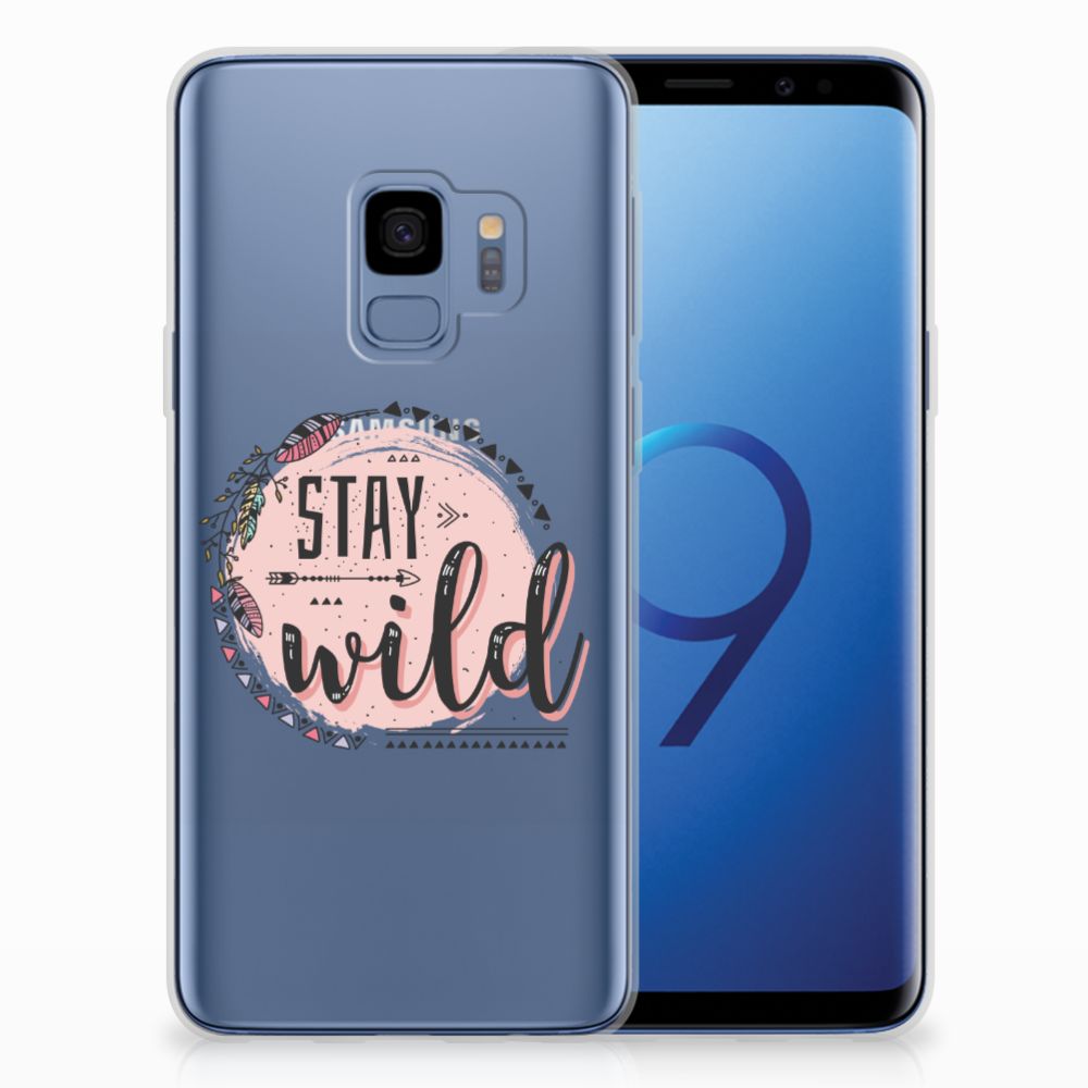 Samsung Galaxy S9 Telefoonhoesje met Naam Boho Stay Wild