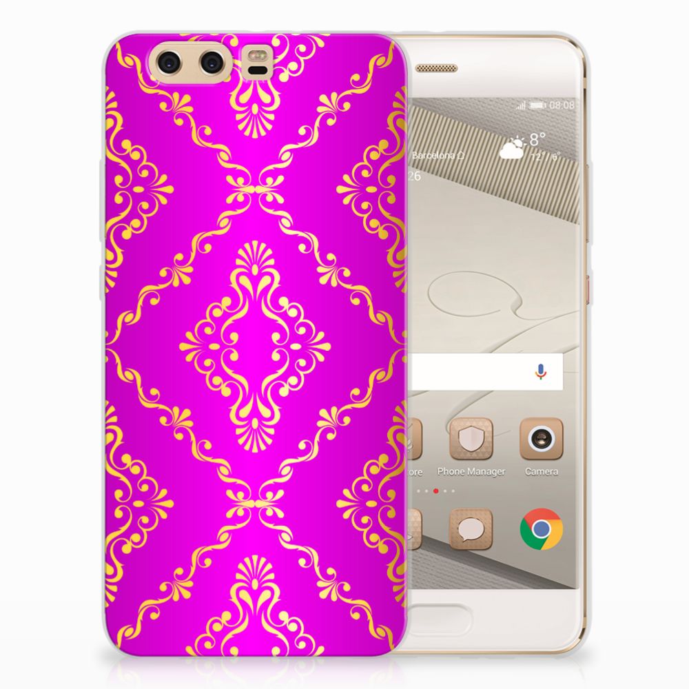Siliconen Hoesje Huawei P10 Plus Barok Roze