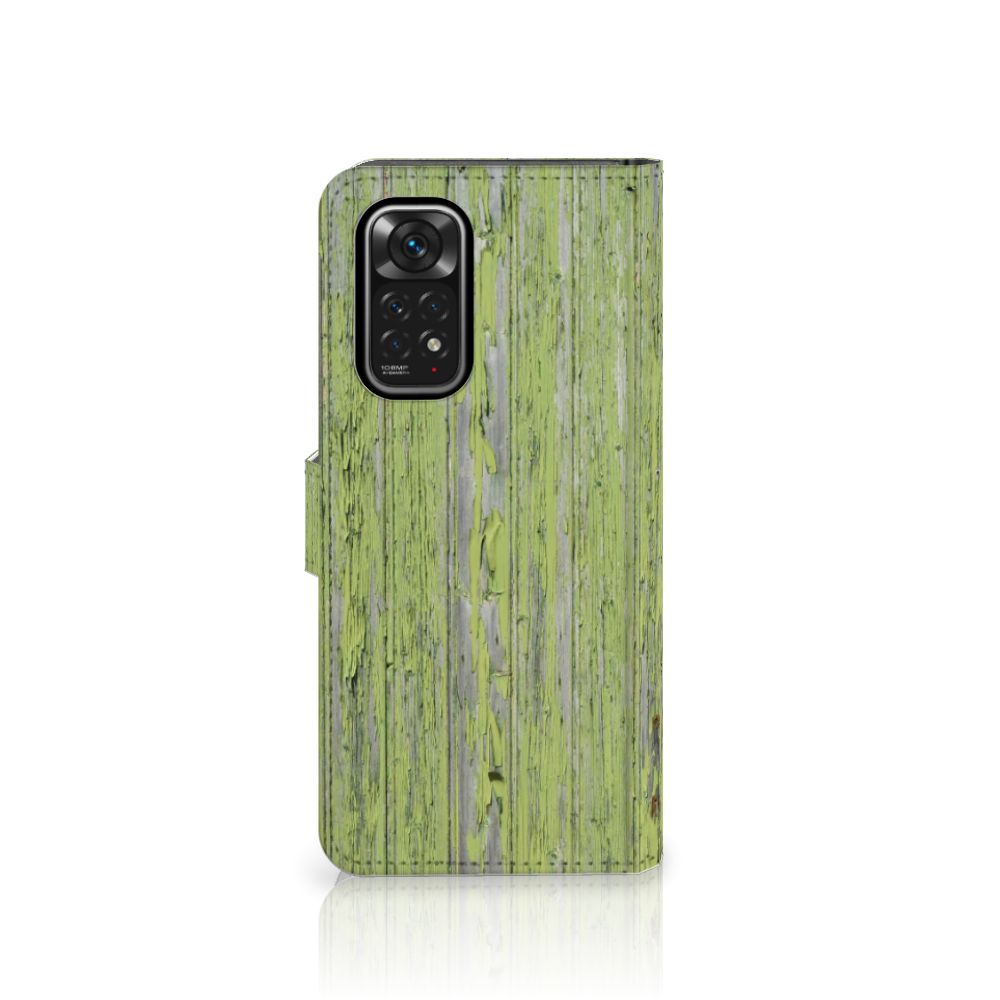 Xiaomi Redmi Note 11/11S Book Style Case Green Wood