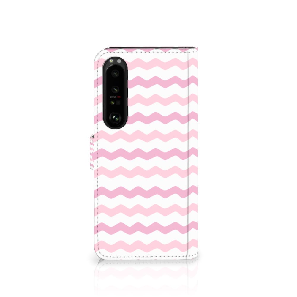 Sony Xperia 1 IV Telefoon Hoesje Waves Roze