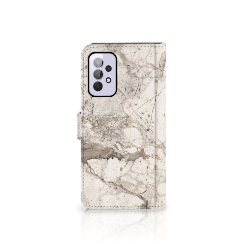 Samsung Galaxy A33 5G Bookcase Marmer Beige