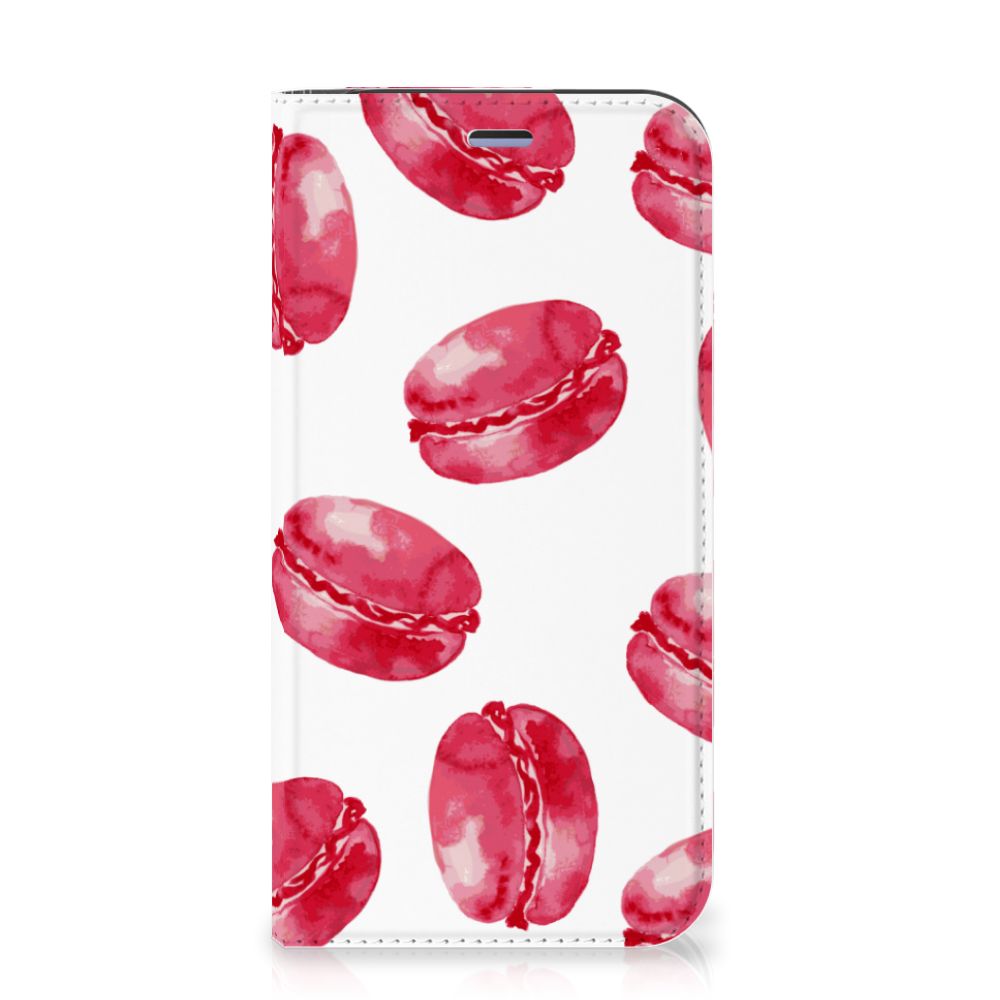 iPhone 12 Mini Flip Style Cover Pink Macarons - B2C Telecom