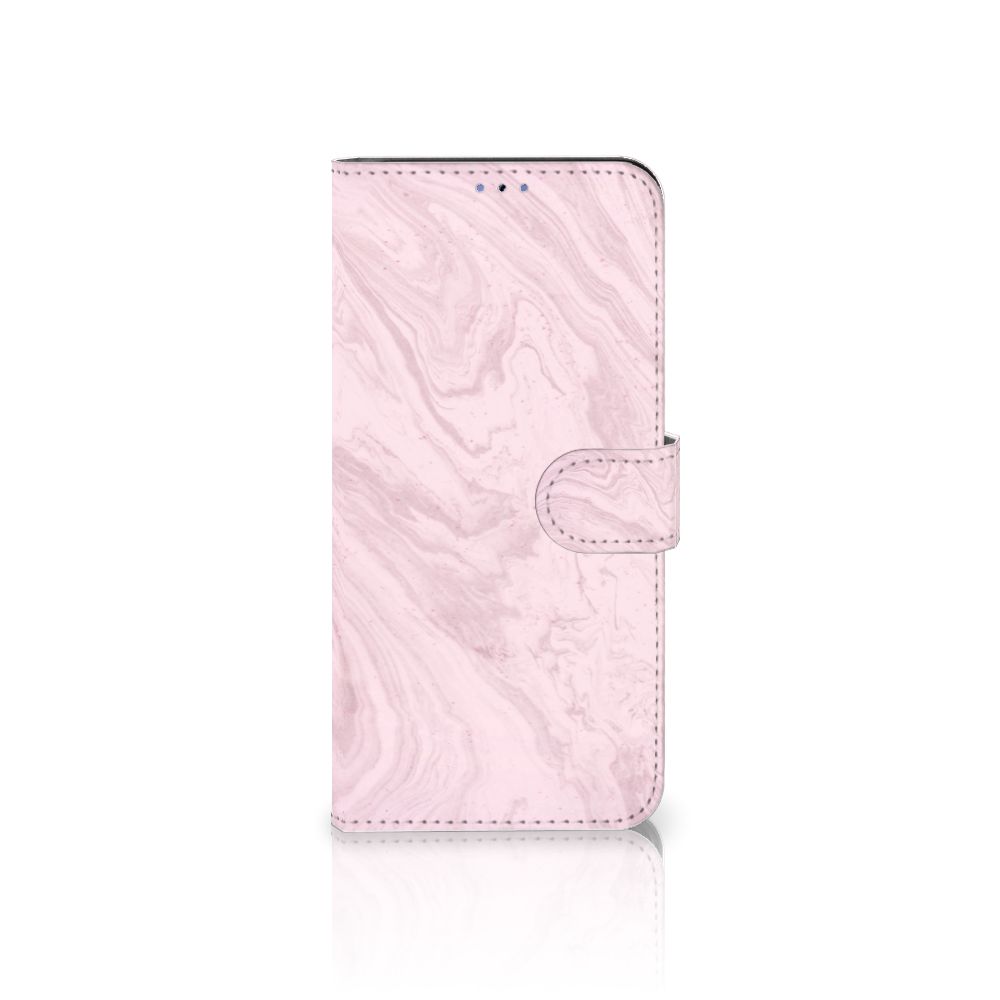 Xiaomi 12 Pro Bookcase Marble Pink - Origineel Cadeau Vriendin