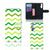 Honor 20 Telefoon Hoesje Zigzag Groen