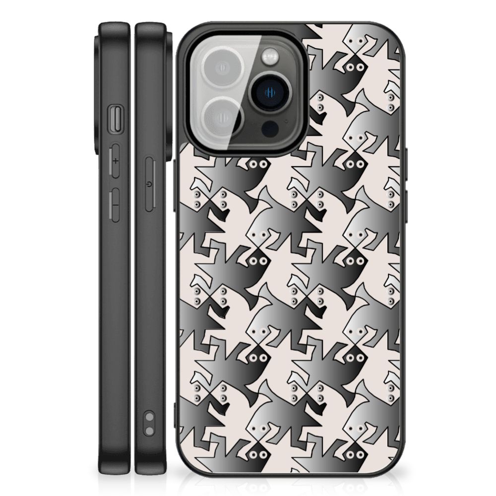 iPhone 13 Pro Max Dierenprint Telefoonhoesje Salamander Grey B2C Telecom