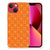 Apple iPhone 13 TPU bumper Batik Oranje met een kleurrijke batik-print en een helder oranje design 🌟.
